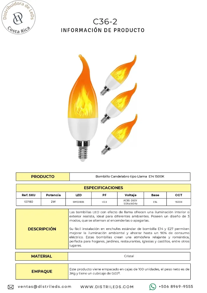 Bombillo C36-2 E14.webp