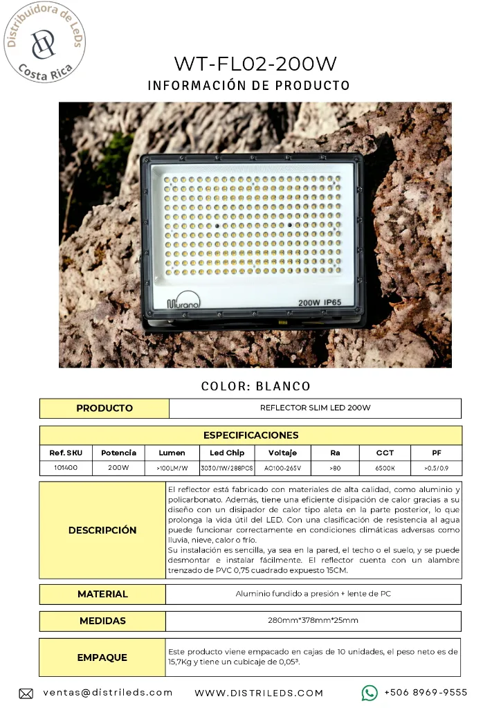 Reflector WT-FL02 200W.webp