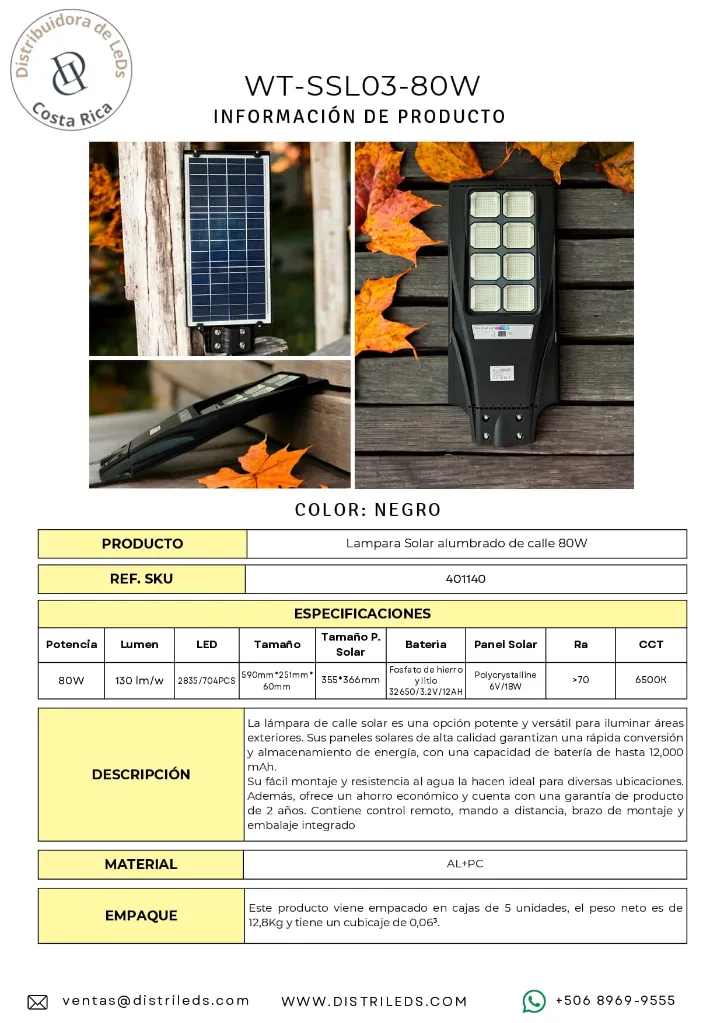 Solar alumbrado WT-SSL03 80W.webp