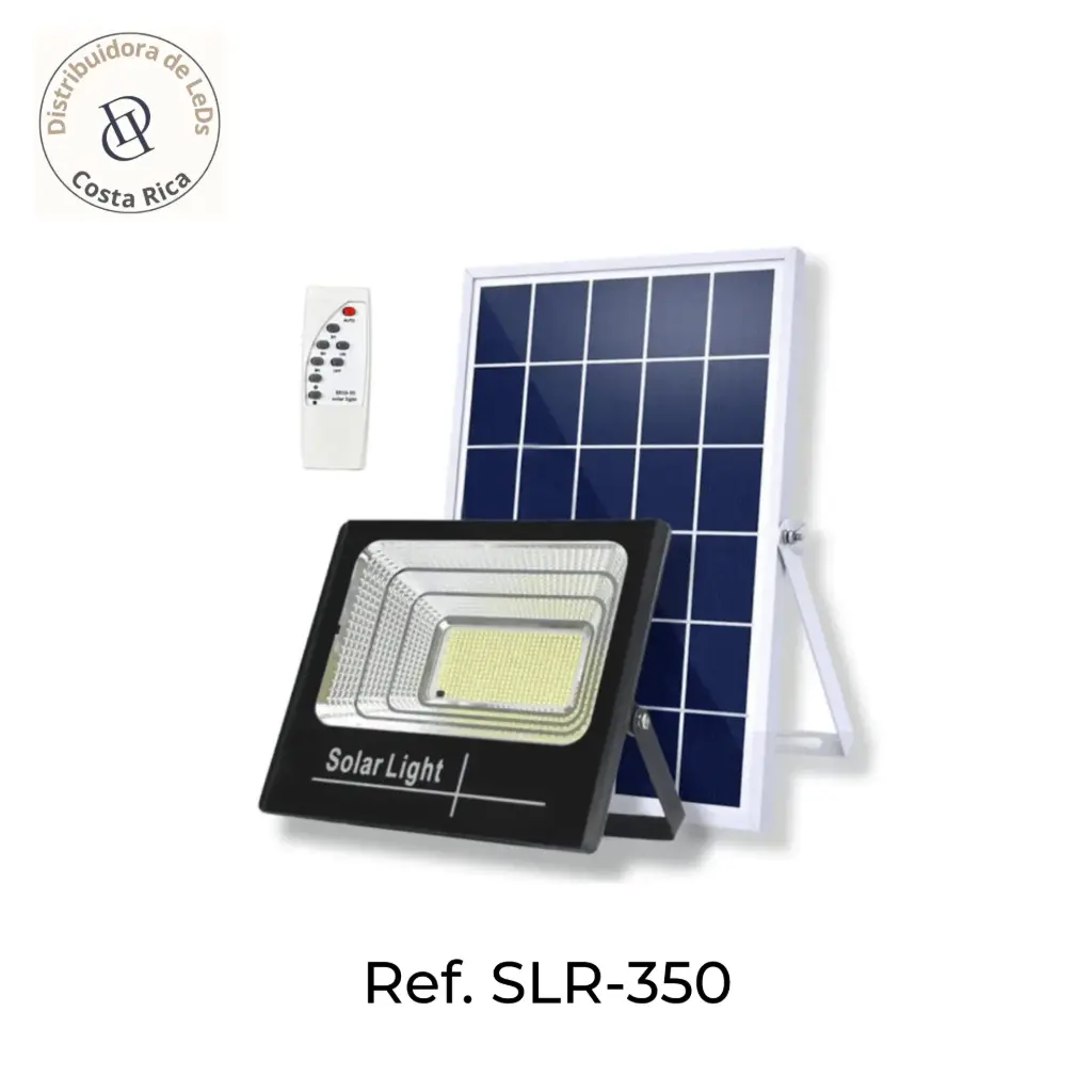 [SKU200110] Reflector LED Solar con Panel Solar Luz Blanca 6500K – Ref SLR-350 (40W)
