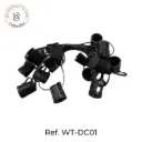 Portalámpara con Set de Ramales para Bombillos – Ref WT-DC01