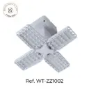 Rechargeable Solar LED Lamp with 2x1200mAh Batteries – Ref WT-ZZ1002