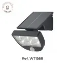 Lámpara Solar LED con Sensor de Movimiento Exterior – Ref WT1568