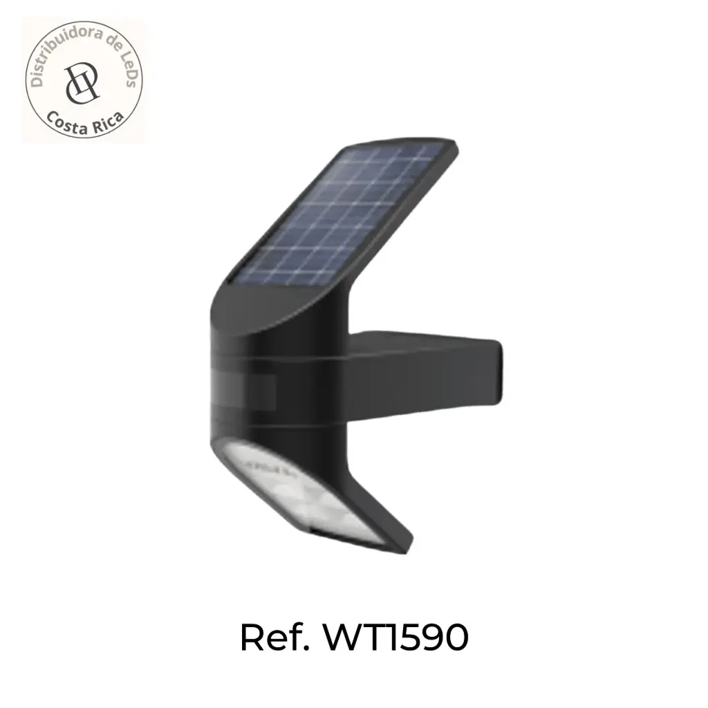 Lámpara Solar LED con Sensor de Movimiento Exterior – Ref WT1590