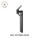 Lámpara Solar  LED de pedestal con Sensor de Movimiento Exterior – Ref WT1590-H0.8