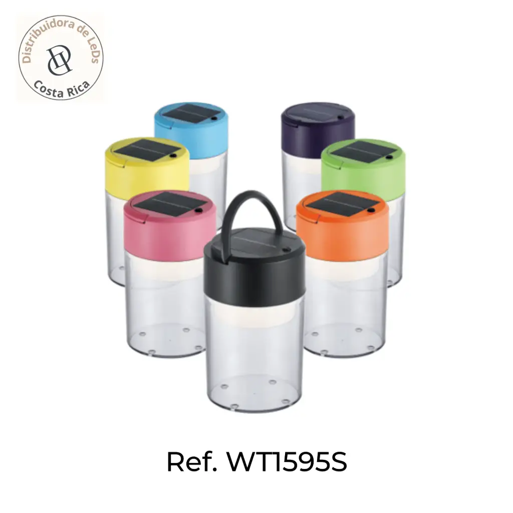 [SKU509150] Lámpara Solar LED Portátil Recargable – Ref WT1595S
