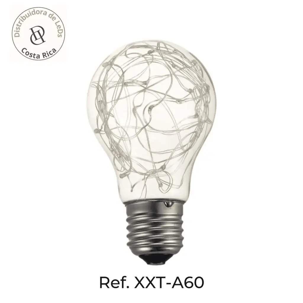 [SKU802260] A60 E27 1.2W Decorative Warm White LED Bulb A60 – Ref XXT-A60