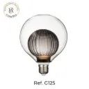 Bulb within bulb LED Decorative Smoked Globe 3W – Ref G125BO80ZT