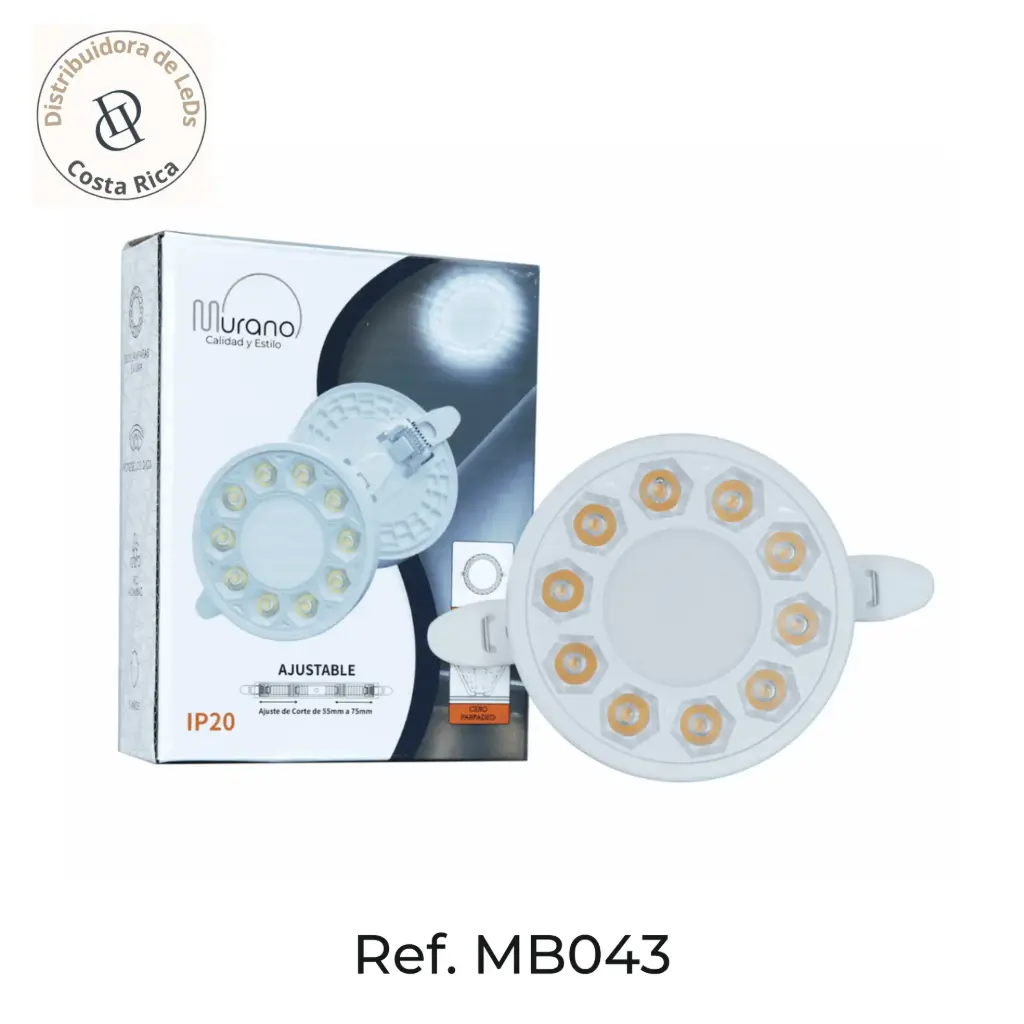 [SKU456150] Panel LED TRILUX Empotrar 3 tonos de Temperatura, Corte ajustable - Diferentes watts– Ref MB043 (18W)