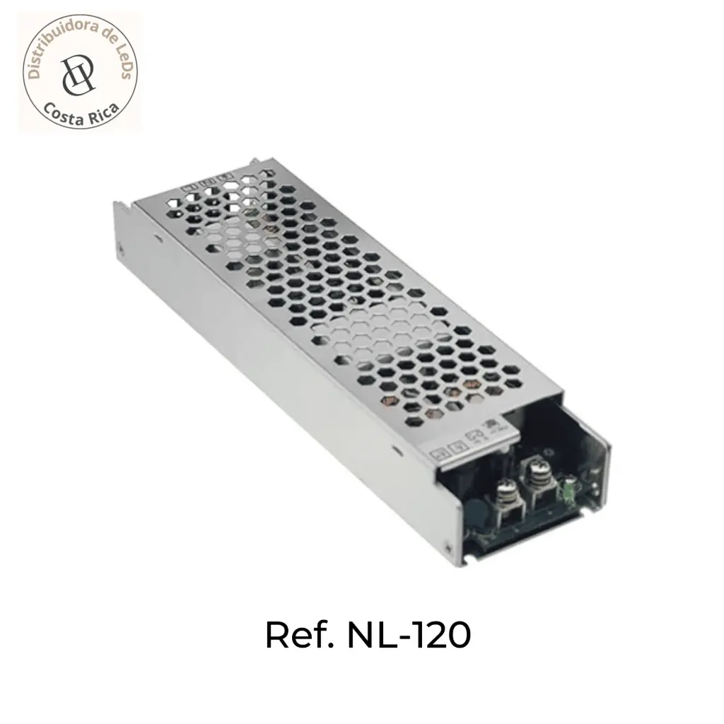 Fuente de Alimentación 110V  12V  Diferentes Amperajes para Cintas LED – Ref NL-120 DS (100W)