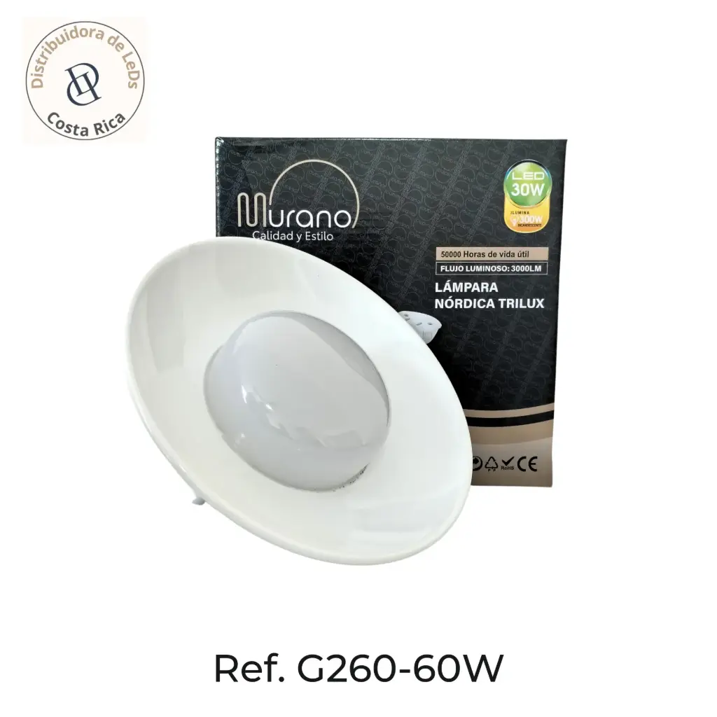 Lámpara LED 60W Luz Blanca 6500K – Ref G260-60W